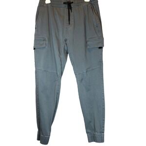 Hollister Skinny Jogger Mens Large Advanced Stretch Blue Gray Soft Cargo Pants